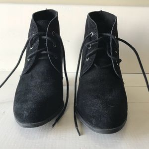 BCBGeneration Shoes - BCBG Generation black suede tie up booties BCBGeneration Shoes - BCBG Generation black suede tie up booties